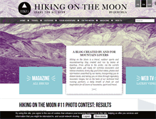 Tablet Screenshot of hikingonthemoon.com